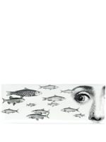 Fornasetti plateau à imprimé poisson 392mm - Blanc