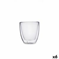 Glas Quid Serenia Transparant Glas 200 ml Capuccino (6 Stuks)