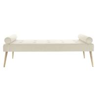 Divan Home ESPRIT Crème Metaal 184 x 76 x 62 cm