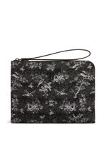 Giuseppe Zanotti pochette Fabian imprimée - Noir