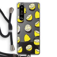 When Life Gives You Lemons...: Sony Xperia 1 III Transparant Hoesje met koord