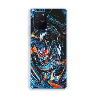 Black Unicorn: Samsung Galaxy Note 10 Lite Transparant Hoesje
