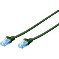 Digitus DK-1512-020/G RJ45 Netwerkkabel, patchkabel CAT 5e U/UTP 2.00 m Groen Verdraaide paren 1 stuk(s) - thumbnail