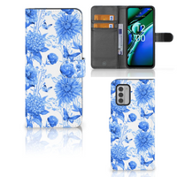 Hoesje voor Nokia G42 Flowers Blue
