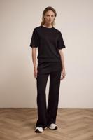 Tramontana Technical Sweat Wide-leg Trousers C12-17-101 Broek 009000 Black