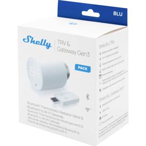 Shelly Blu TRV & Blu Gateway Gen3 Gateway, Radiatorthermostaat Bluetooth Low Energy, WiFi