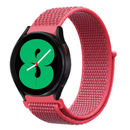 Sport Loop nylon bandje - Donkerroze - Samsung Galaxy watch 7 / Galaxy Watch FE - 40mm & 44mm