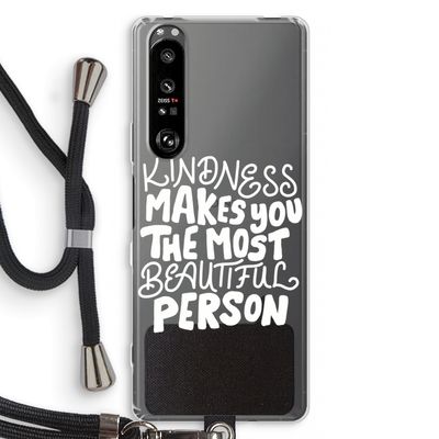 The prettiest: Sony Xperia 1 III Transparant Hoesje met koord