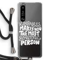 The prettiest: Sony Xperia 1 III Transparant Hoesje met koord