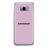 kwetsbaar: Samsung Galaxy S8 Transparant Hoesje - thumbnail