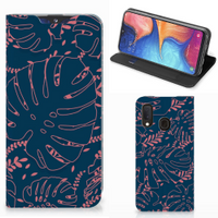 Samsung Galaxy A20e Smart Cover Palm Leaves - thumbnail