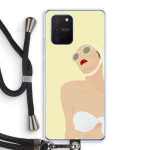 Summer: Samsung Galaxy Note 10 Lite Transparant Hoesje met koord