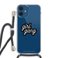 Girl Gang: iPhone 12 Transparant Hoesje met koord