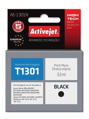 Activejet AE-1301N inkt (vervanging Epson T1301; Supreme; 32 ml; zwart)