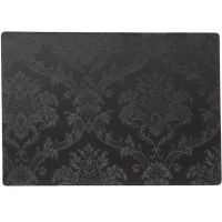 Stevige luxe Tafel placemats Amatista zwart 30 x 43 cm