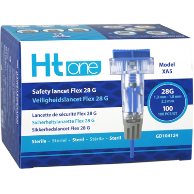 Ht One Veiligheidslancet Flex 28G Ht One Veiligheidslancet Flex 28G