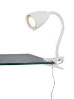Trio TafellampWanda met klem wit - 202620131