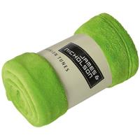 Fleece deken/plaid - 1x - limegroen - 120 x 160 cm - 200 grams - polyester - bank/bed Fleece deken/plaid - 1x - limegroen - 120 x 160 cm - 200 grams - polyester - bank/bed