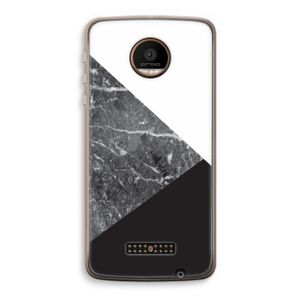 Combinatie marmer: Motorola Moto Z Force Transparant Hoesje