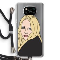 Mary Kate: Xiaomi Poco X3 Pro Transparant Hoesje met koord