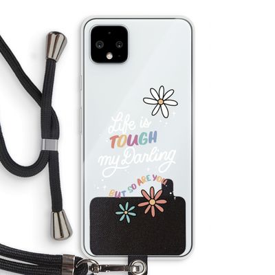 Tough Life: Pixel 4 XL Transparant Hoesje met koord