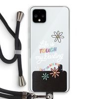 Tough Life: Pixel 4 XL Transparant Hoesje met koord