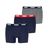 Heren Boxer Shorts Puma 701234187 005 Grijs 3 Stuks - Maat: L