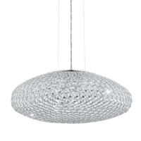 Eglo Kristallen hanglampClemente 54cm metaalgrijs - 95287