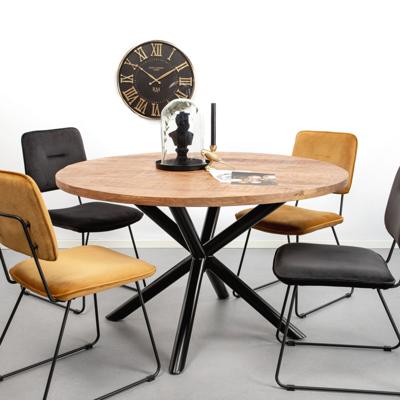 Eleonora Ronde Eettafel 'Maine' Mangohout, 150cm