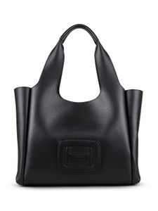 Hogan sac cabas médium en cuir - Noir