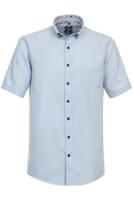 Redmond Casual Regular Fit Overhemd Korte mouw lichtblauw - thumbnail
