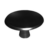 Hermeta Knop Rond Zwart 40mm + Bout M4 - thumbnail