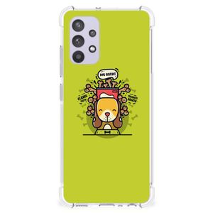 Samsung Galaxy A32 4G | A32 5G Enterprise Editie Stevig Bumper Hoesje Doggy Biscuit