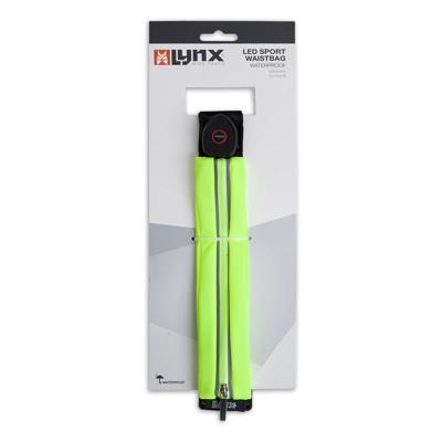 Lynx led sport heuptas / hardloopriem usb