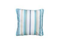 Sierkussen met paspel ca. 50x50 cm Righe azure Madison - Madison