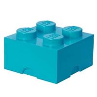 LEGO® Brick 4 Opbergbox - Turquoise