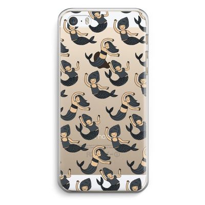 Zeemeermin: iPhone 5 / 5S / SE Transparant Hoesje