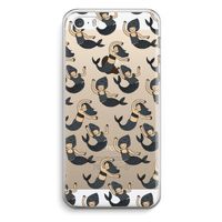Zeemeermin: iPhone 5 / 5S / SE Transparant Hoesje