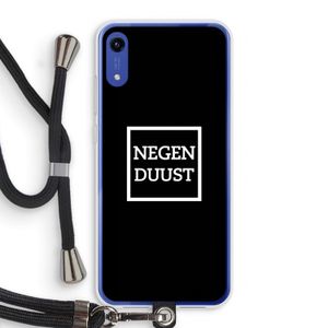Negenduust black: Honor Play 8A Transparant Hoesje met koord