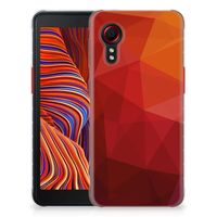 TPU Hoesje voor Samsung Galaxy Xcover 5 Polygon Red