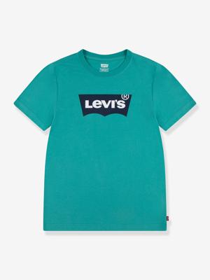 Batwing LEVI'S t-shirt voor kinderen met korte mouwen groen