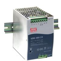 Mean Well SDR-480-24 DIN-rail netvoeding 24 V/DC 20 A 480 W Aantal uitgangen: 1 x Inhoud: 1 stuk(s)