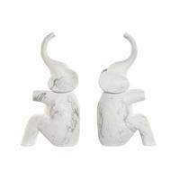 Bokstöd Home ESPRIT Hars Olifant 14,5 x 9 x 29,5 cm