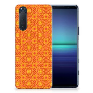 Sony Xperia 5II TPU bumper Batik Oranje