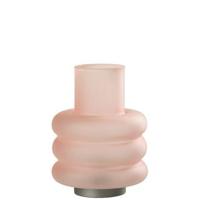 J-Line lamp Ringen - glas - roze - LED - thumbnail