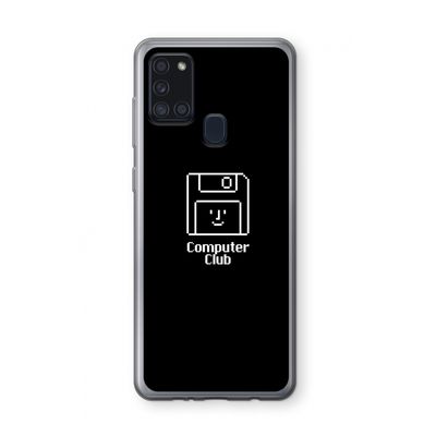 Hello: Samsung Galaxy A21s Transparant Hoesje