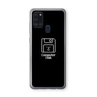 Hello: Samsung Galaxy A21s Transparant Hoesje