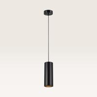 Hanglamp Erdena nero - GU10-fitting - Minimalistisch design - Licht dat lijkt te zweven - IP20 voor binnen