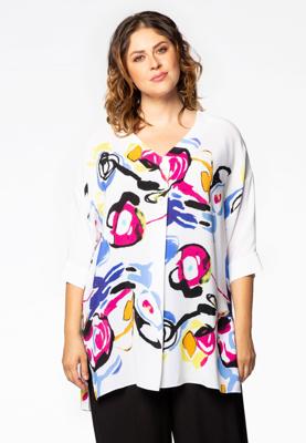 Yoek Tuniek met knopen CORDOBA | Wit | Maat 58/60