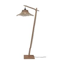 GOOD&MOJO Vloerlamp Ibiza - Bamboe|Zwart - 77x50x150cm